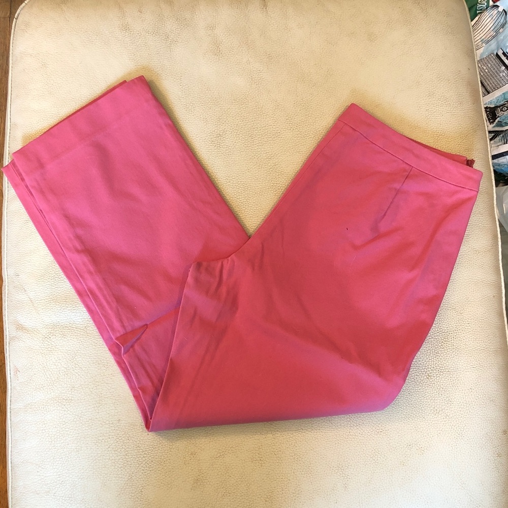 J.Jill pink  “Audrey” pink cropped leg pants